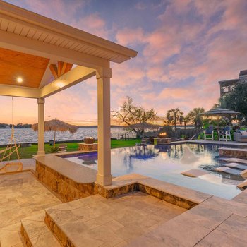 Luxury pool and patio design